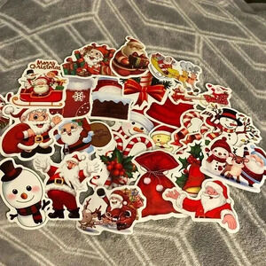 💚 🎄 25 Mystery Variety Christmas Holiday New Years Trendy Aesthetic Stickers